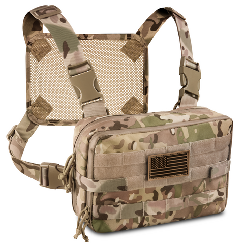 Boundless Performance Tactical Chest Bag Multi-cam
