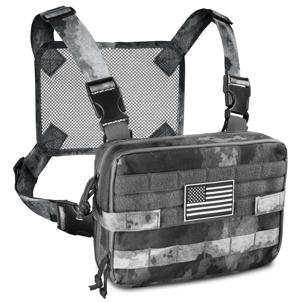 Boundless Performance Tactical Chest Bag Dark-Multi – Boundless Performance  LLC