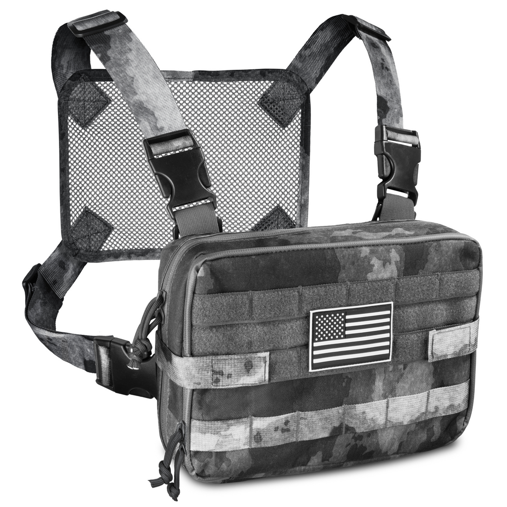 Boundless Performance Tactical Chest Bag Dark Multi Boundless